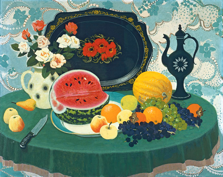 Ненартович А. Натюрморт с арбузом. 1981