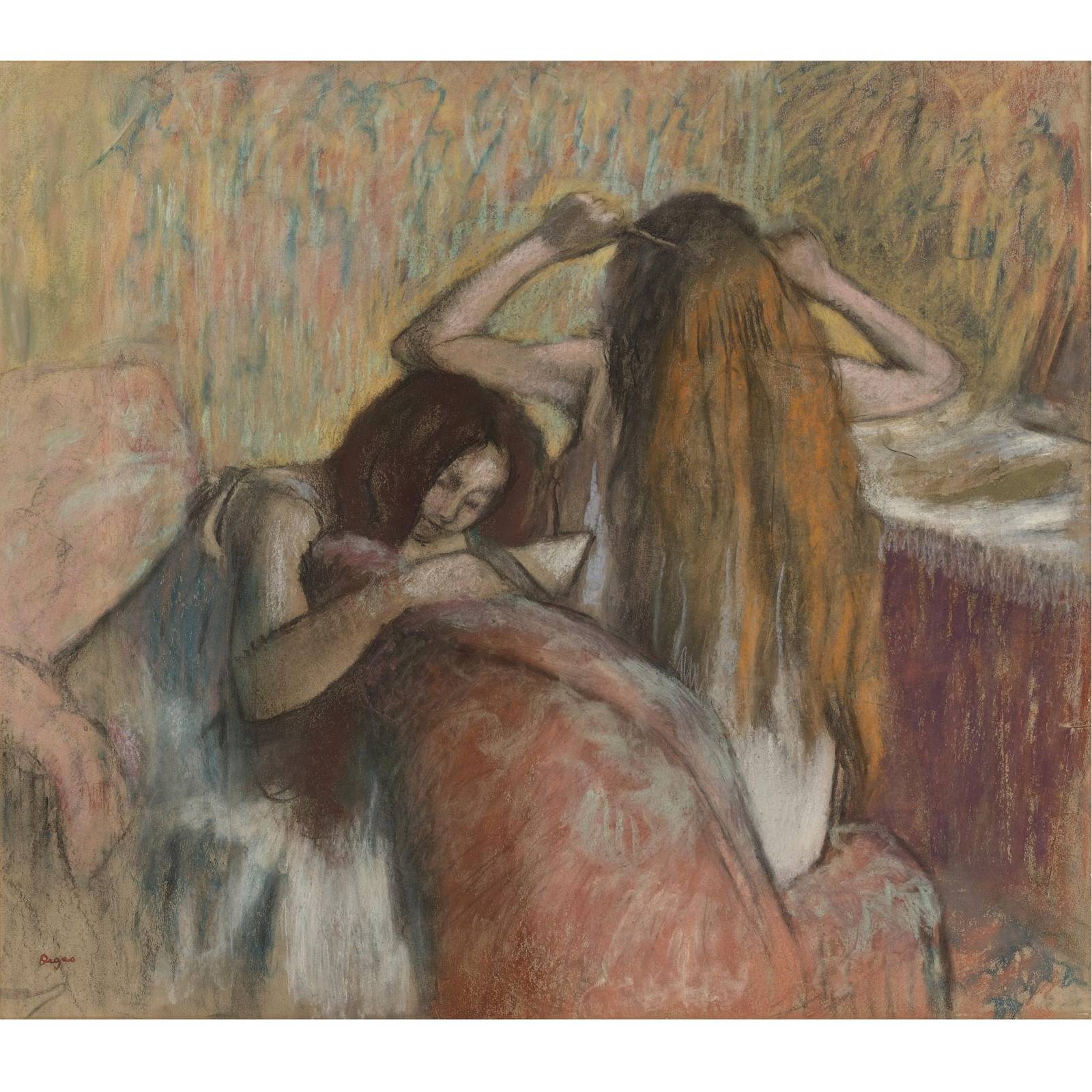 Degas - FEMME SE COIFFANT, circa 1892-95.jpg
