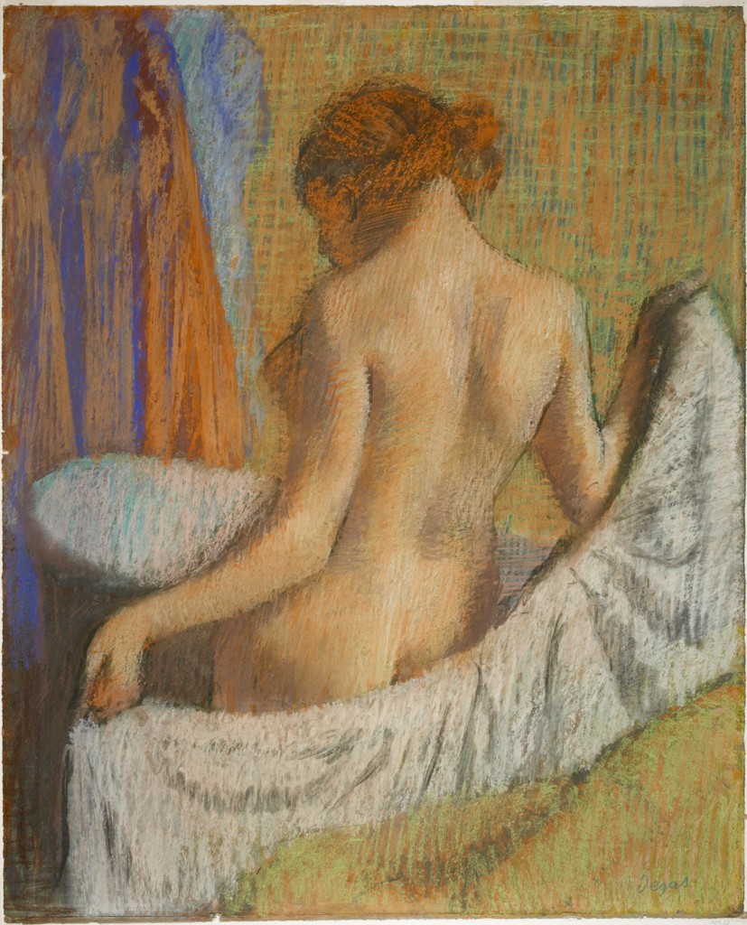 After the Bath Woman with a Towel by Edgar Degas.jpeg