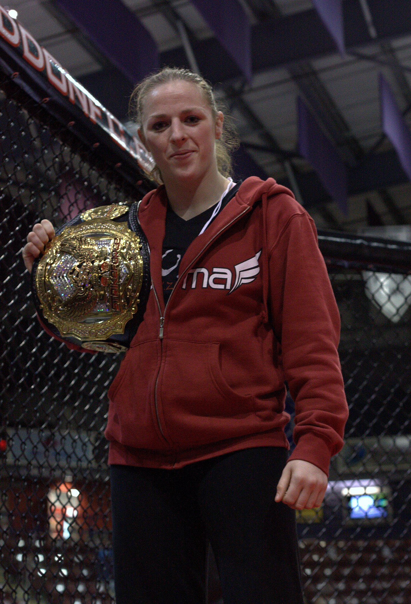 Strikeforce Women's Welterweight Champion, Sarah Kaufman 2.jpg