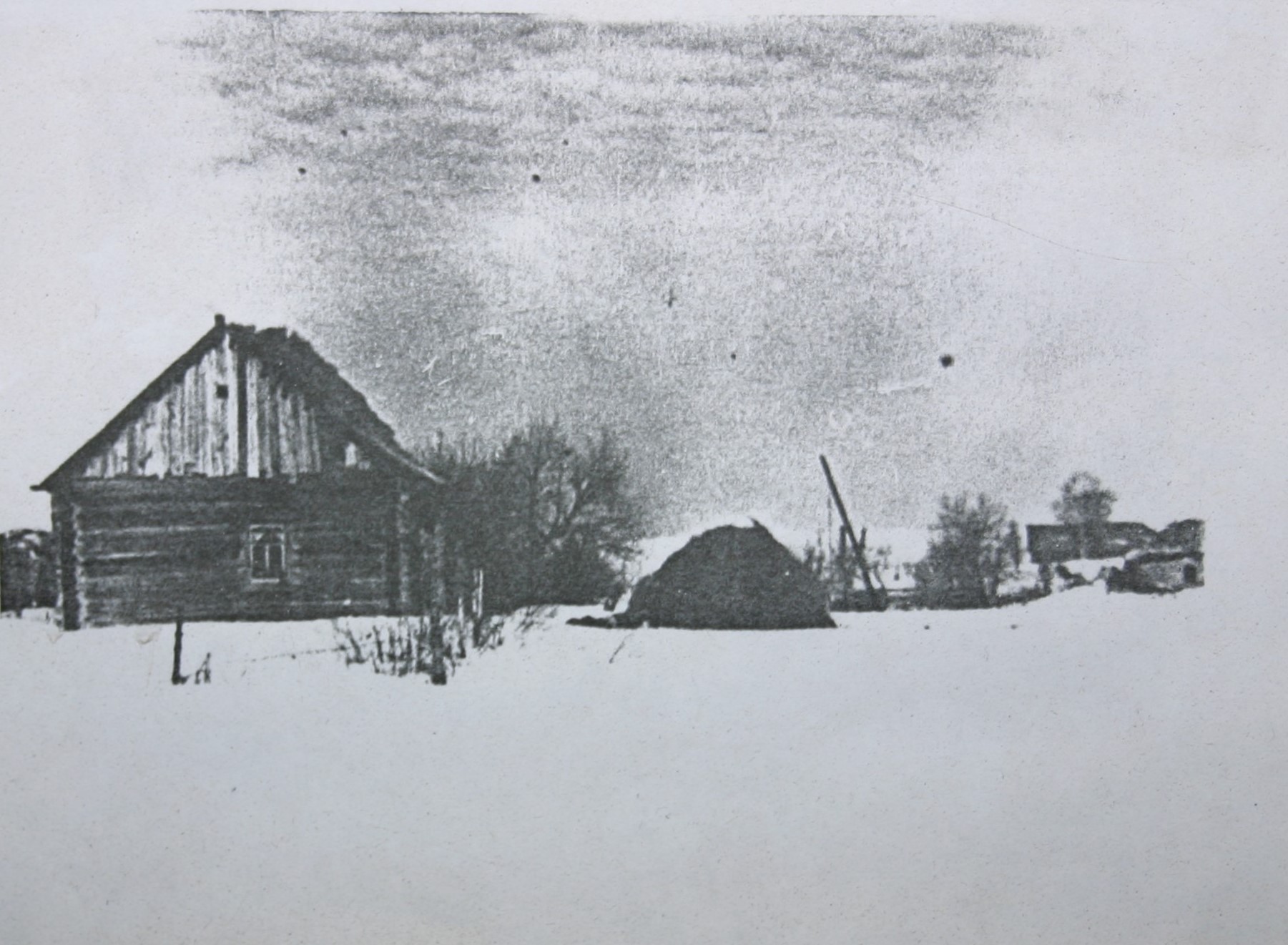 Деревня Корево Духовщинского района, где размещался штаб соединения Батя.