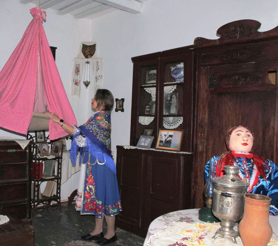 Экспозиция «Казачья хата», фрагмент.