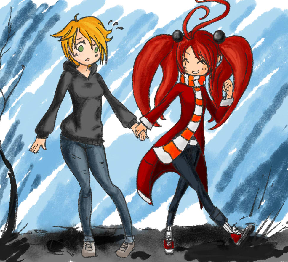 На прогулке