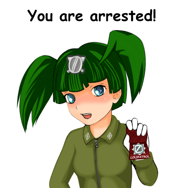 Мятная лоли берёт тебя под арест