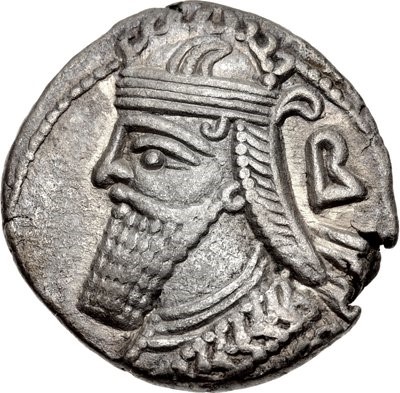 Tetradrachm of Vologases IV, minted at Seleucia in 153.jpg