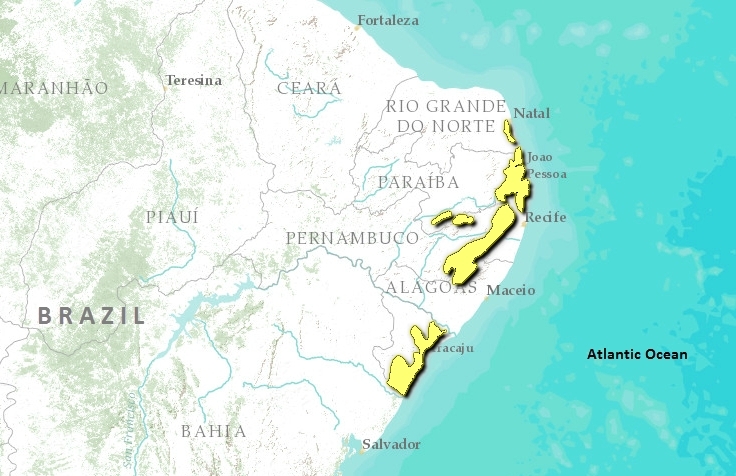 Pernambuco interior forests map.jpg