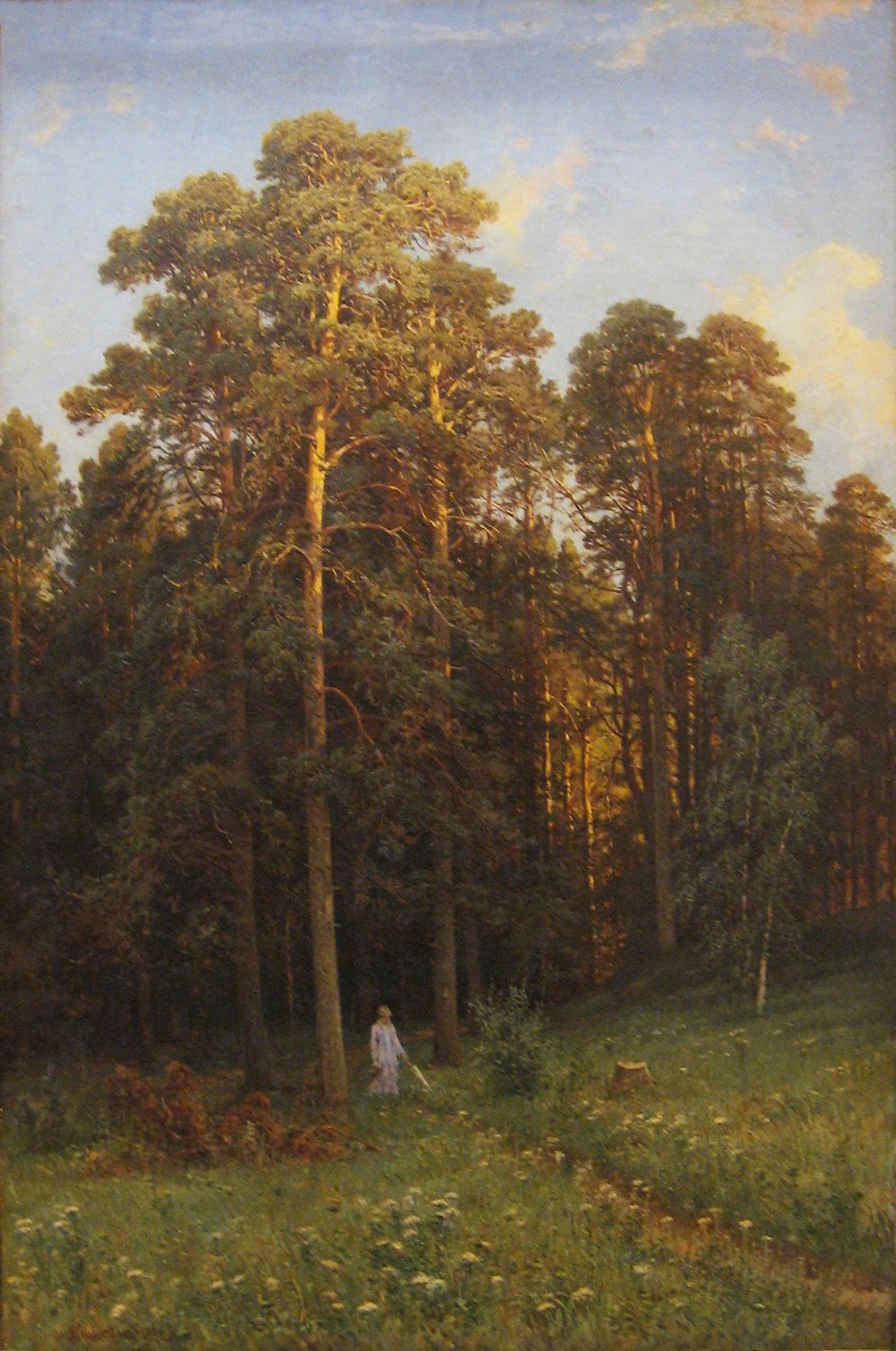 На опушке соснового леса. 1884