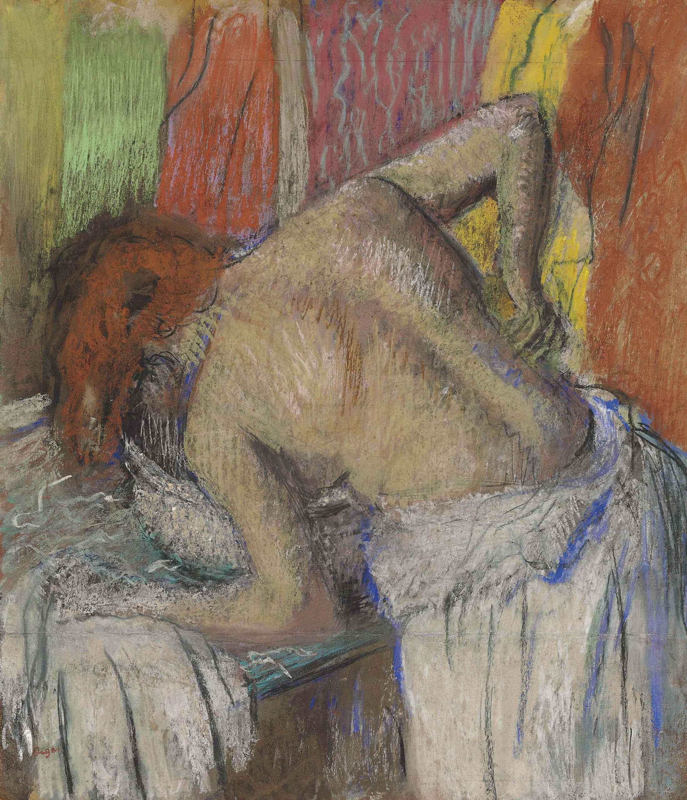 Edgar Degas, Femme s’épongeant le dos. Christie's.jpg
