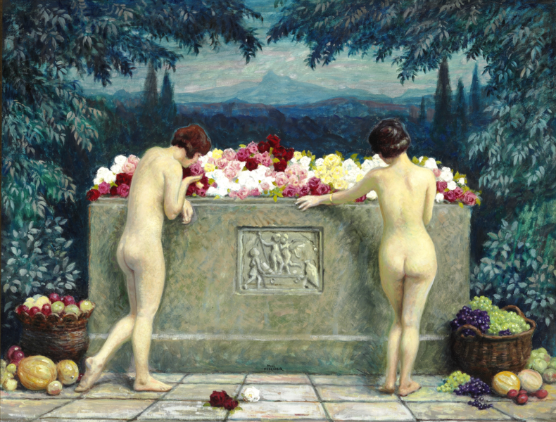 Paul Fischer - Ved Sarkophagen - 1929.png