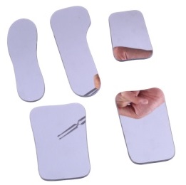 Комплект стеклянных зеркал с титановым покрытием: большое, среднее и малое окклюзионные, боковые щёчное и язычное