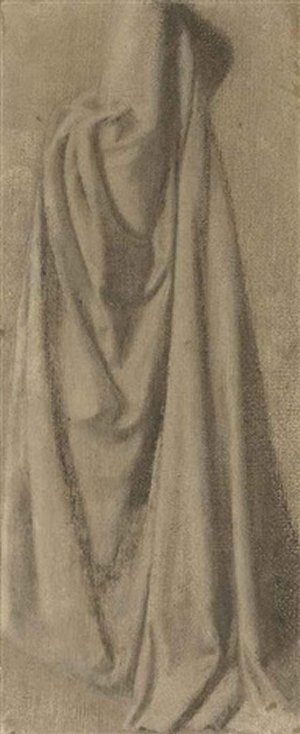 Etude de plis d'un manteau à capuchon 2074.jpg