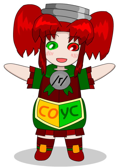 Соус-тан тиби (один из первых рисунков маскота)