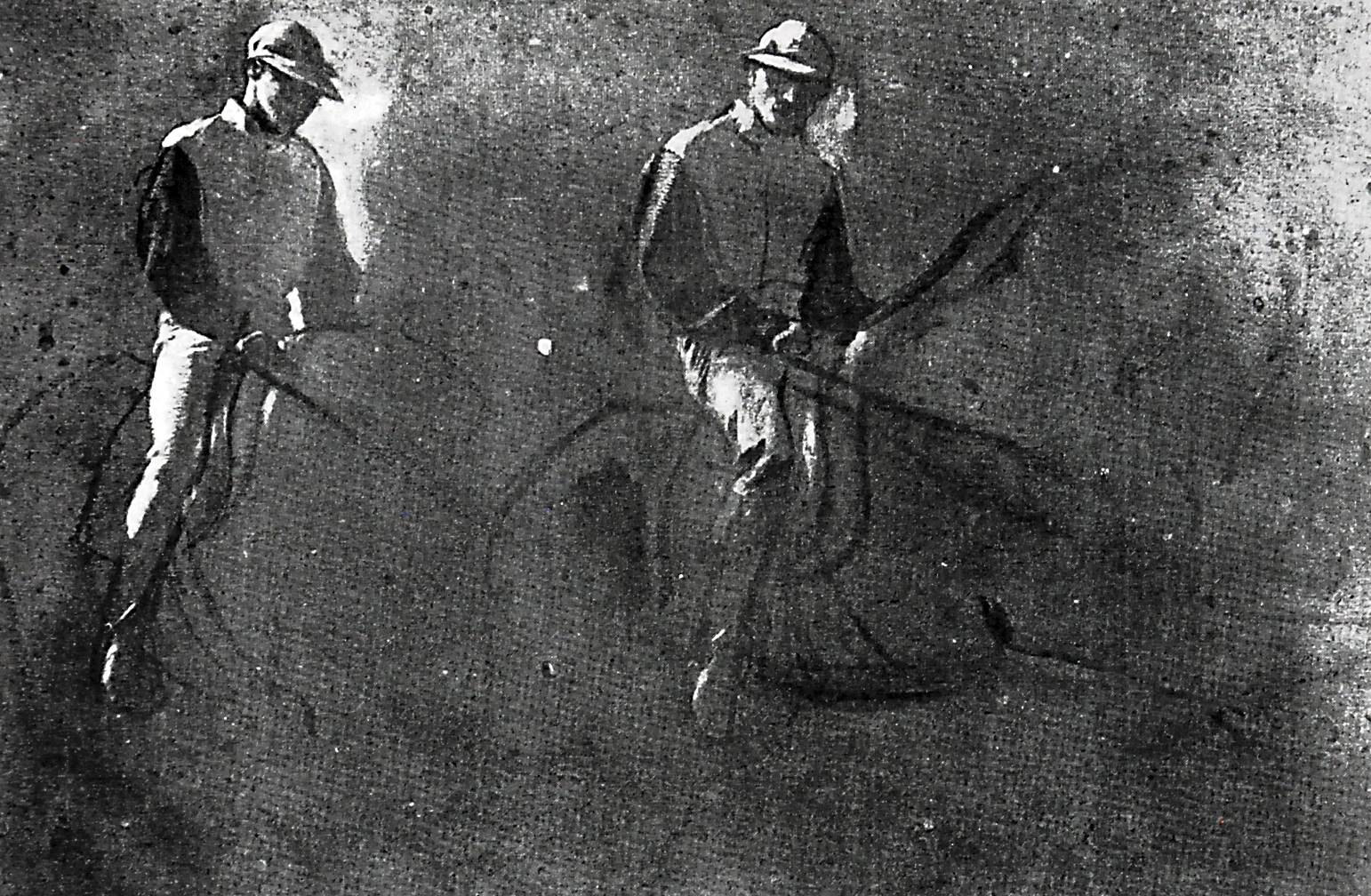Degas - Two Jockeys, 1866-1872, MS-210.jpg
