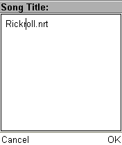 Сохранение созданного рингтона