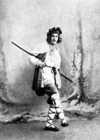 Лель — Николай Ходотов. Александринский театр (Петербургская императорская труппа), 1900