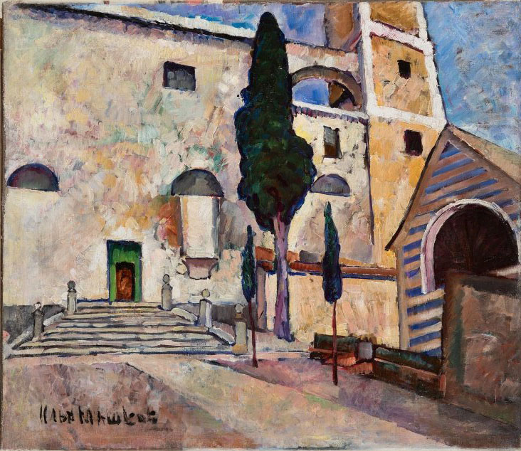 «Кипарис у соборной стены»