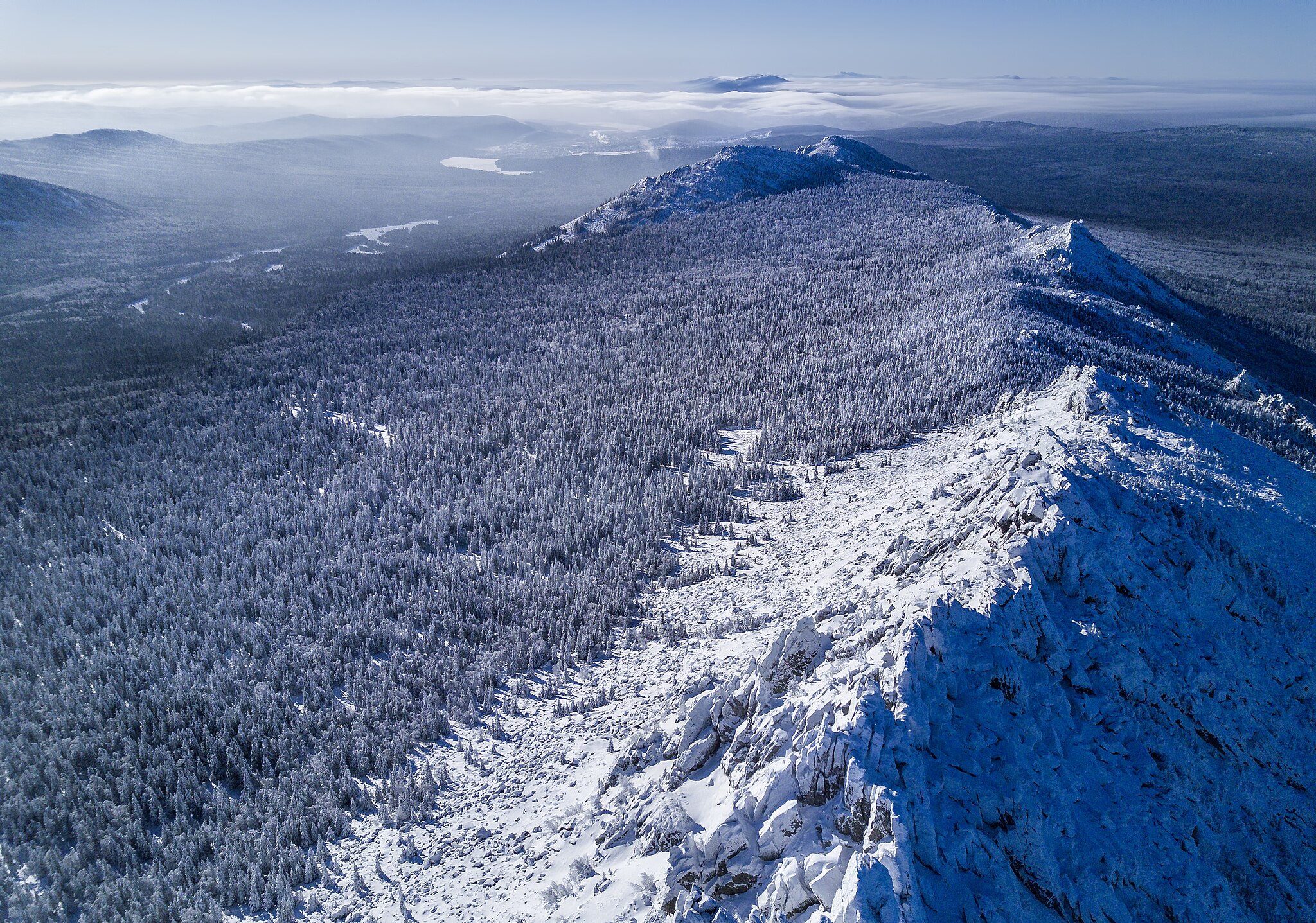 Откликной гребень — одна из вершин хребта Большой Таганай
