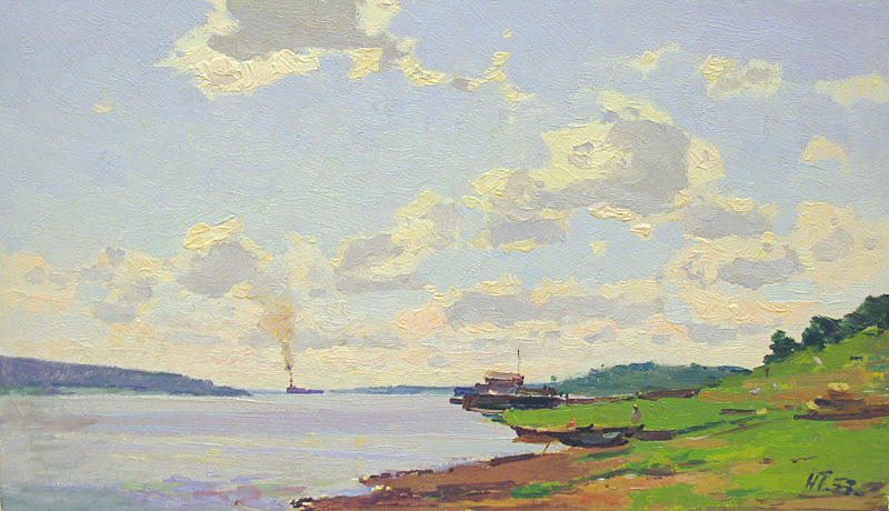 Тимков Н. На Волге. 1957