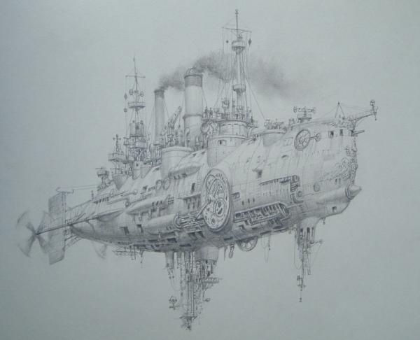 "Небесный броненосец", Карандаш (2010)