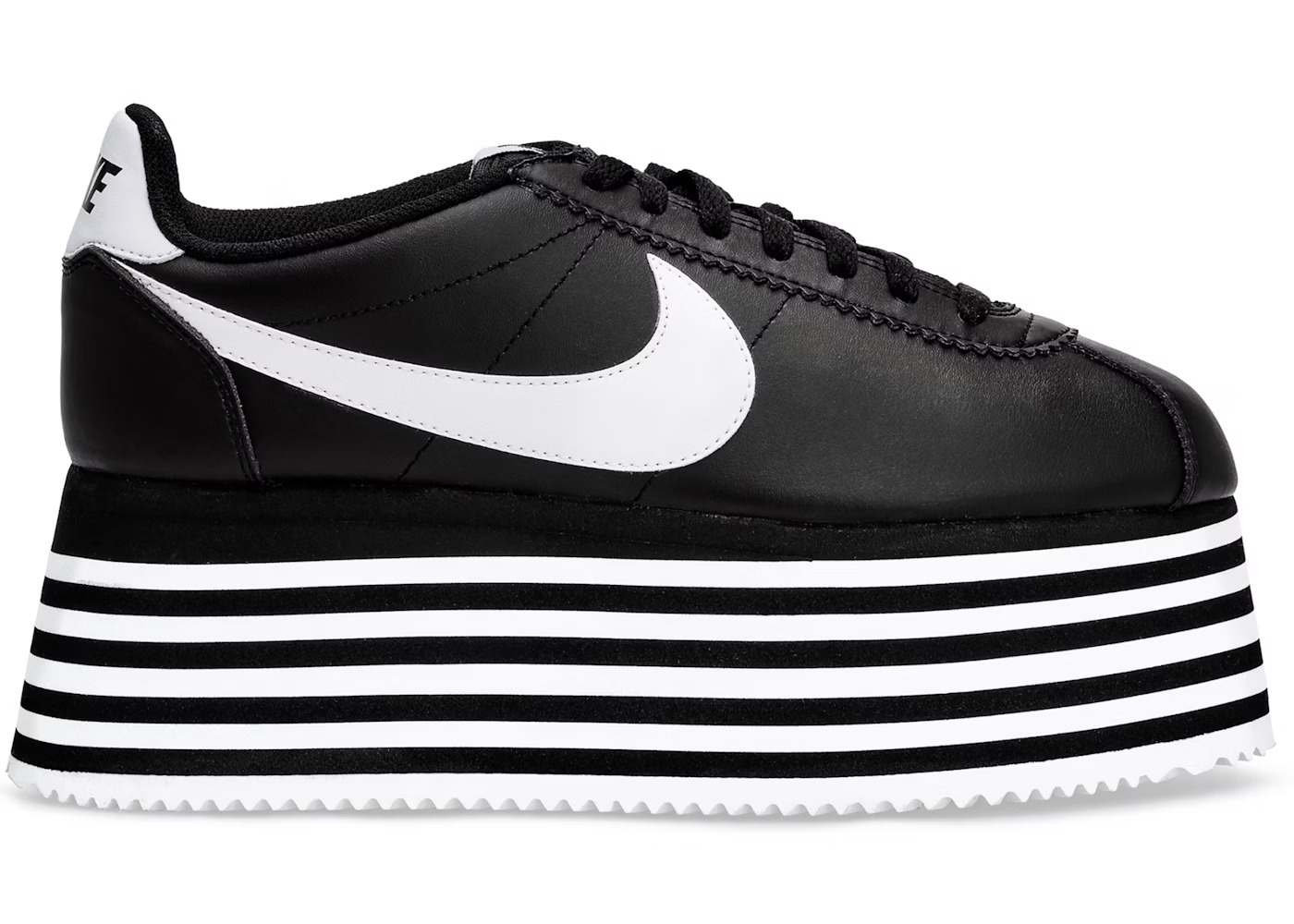 Nike Cortez Platform x Comme des Garçons «Black White»
