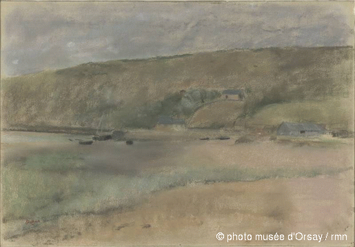 Degas - Falaise au bord de la mer, 1869.gif