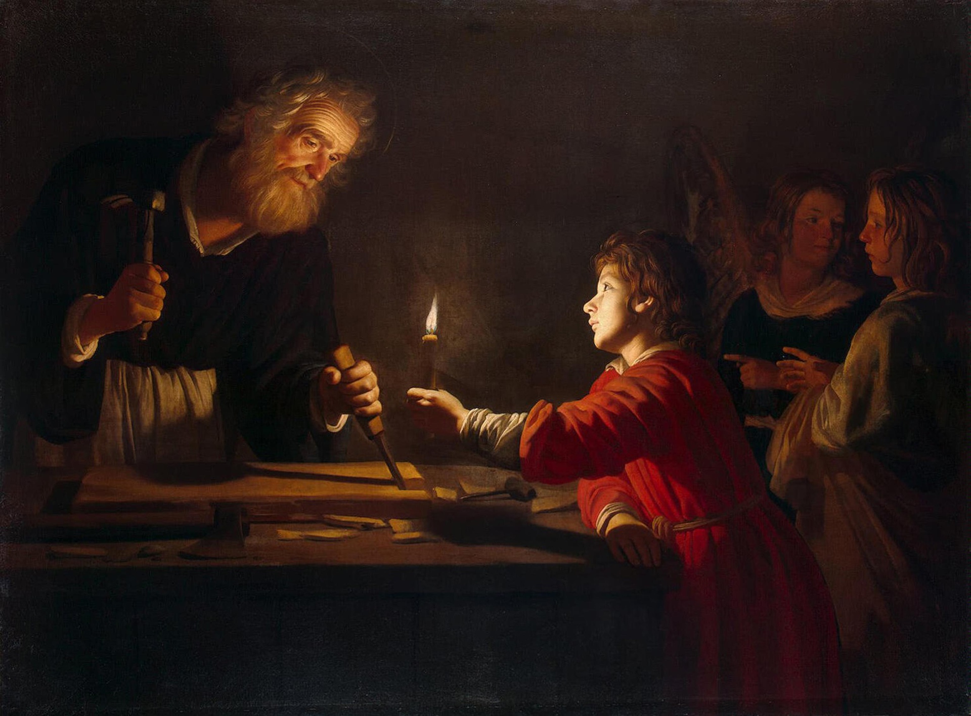 Файл:Honthorst - Childhood of Christ, circa 1620, ГЭ-5276.jpg