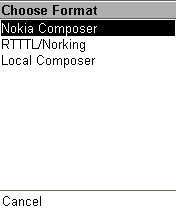 Меню редактирования паттернов