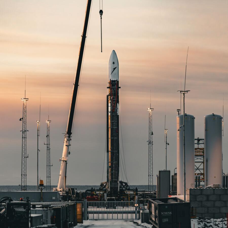 Ракета-носитель «Spectrum» на стартовом столе (2025)