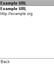 Просмотр сохранённого URL