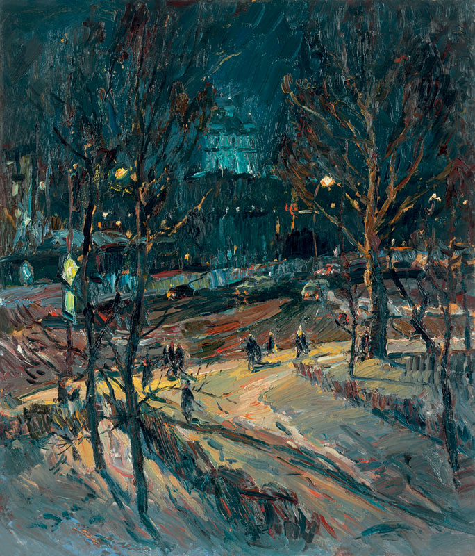 «Охта. Вид на Смольный собор». 1974