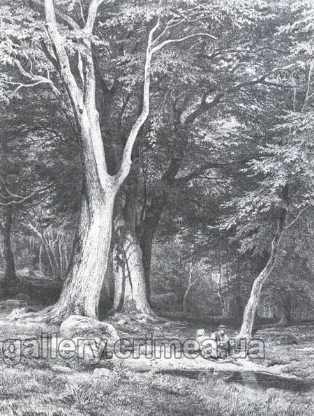 Отдых в лесу. 1865