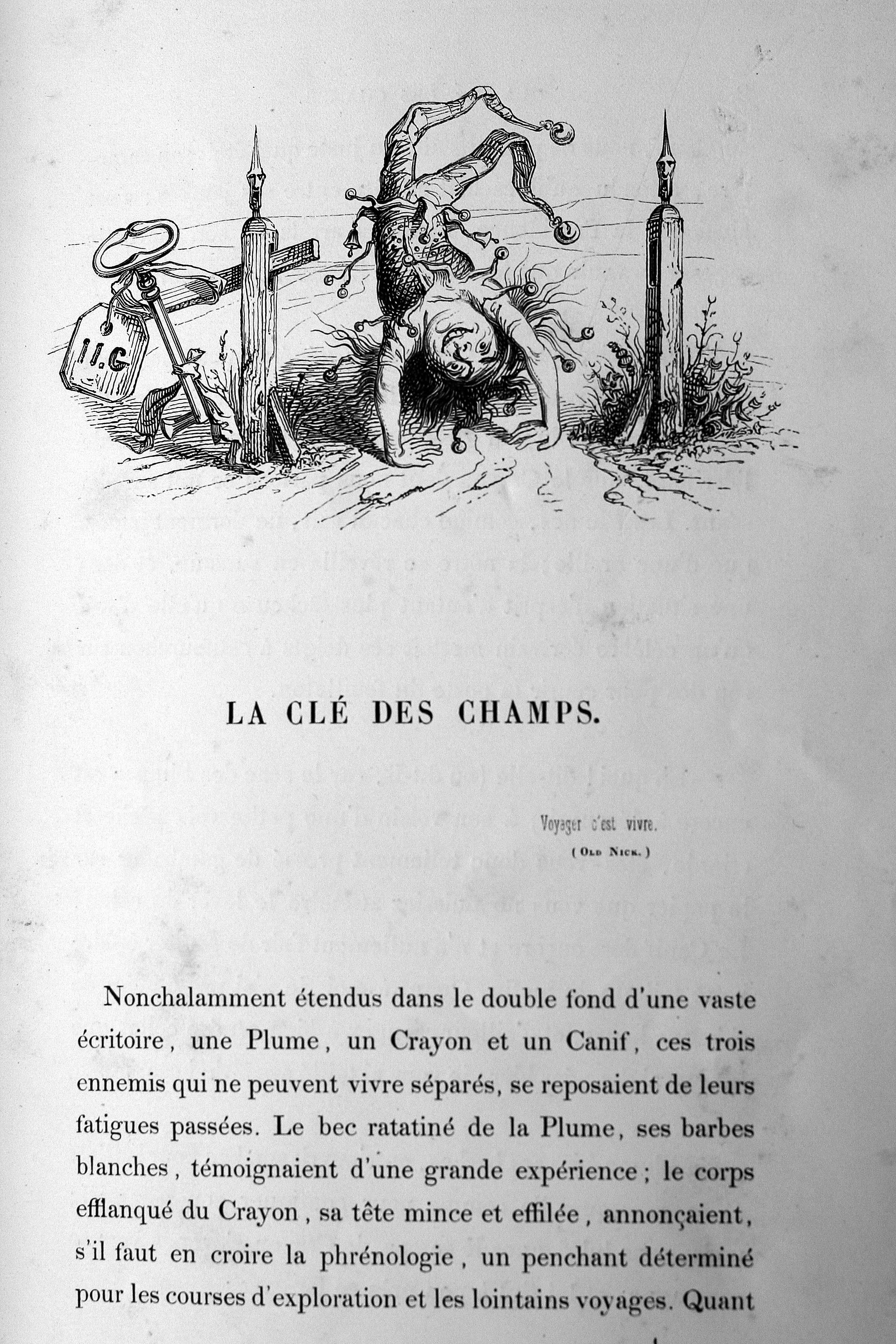 Страница с одной из иллюстраций, «оживших» в клипе Innuendo