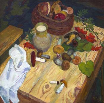 «Натюрморт с грибами», 1979 г.