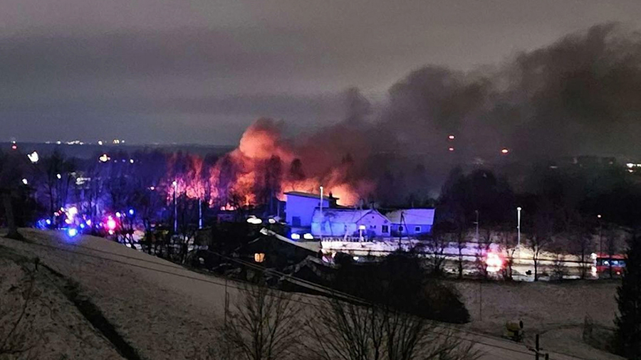 Файл:Крушение самолета в Вильнюсе.jpg