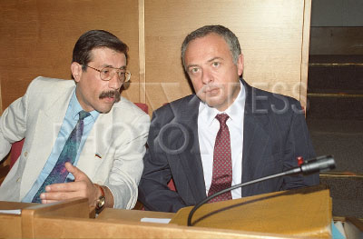 Пронин и министр иностранных дел РФ Козырев