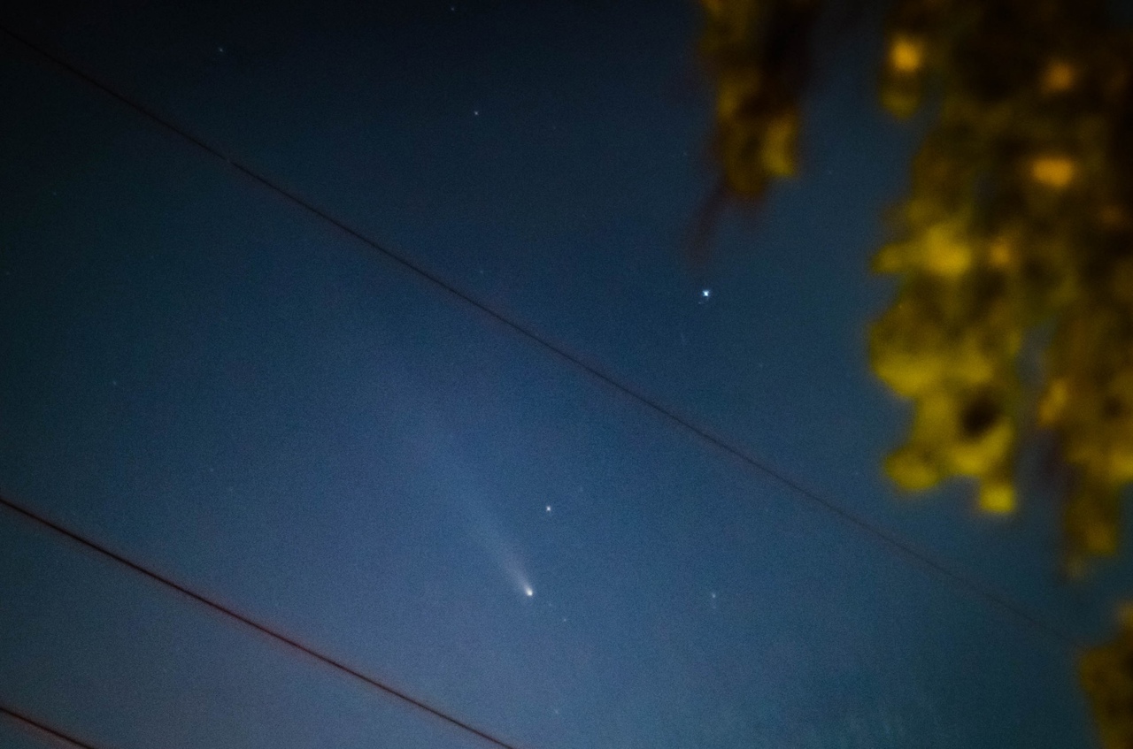 Комета С/2023 A3 в небе над Балашихой (фото:Наталья Волкова)