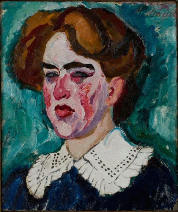 Портрет Е. И. Киркальди. 1910. ВХМ им. Васнецовых