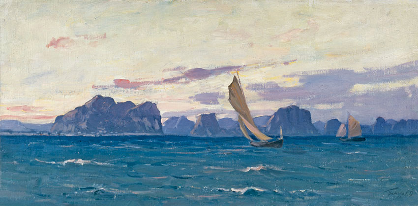 Баженов В. В заливе Ха-Лонг. 1962