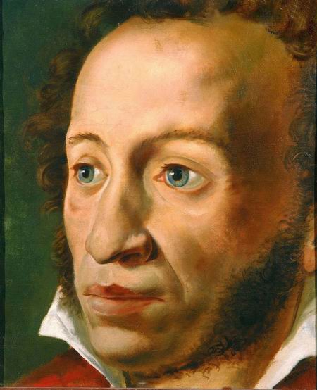 Портрет Пушкина к циклу «Пиковая дама». 1922 г.