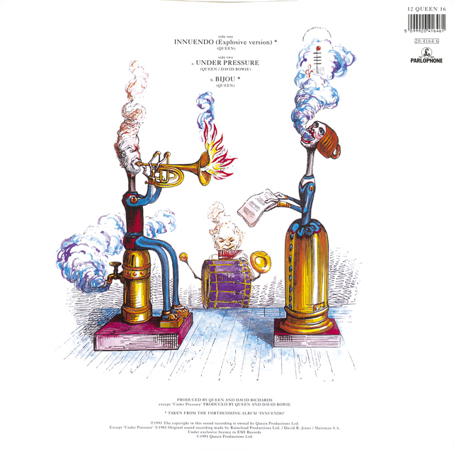 Задняя обложка сингла Innuendo