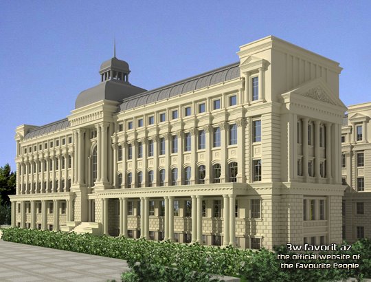 Фасад нового здания школы с Пионерского сквера