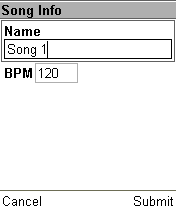 Информация о мелодии.