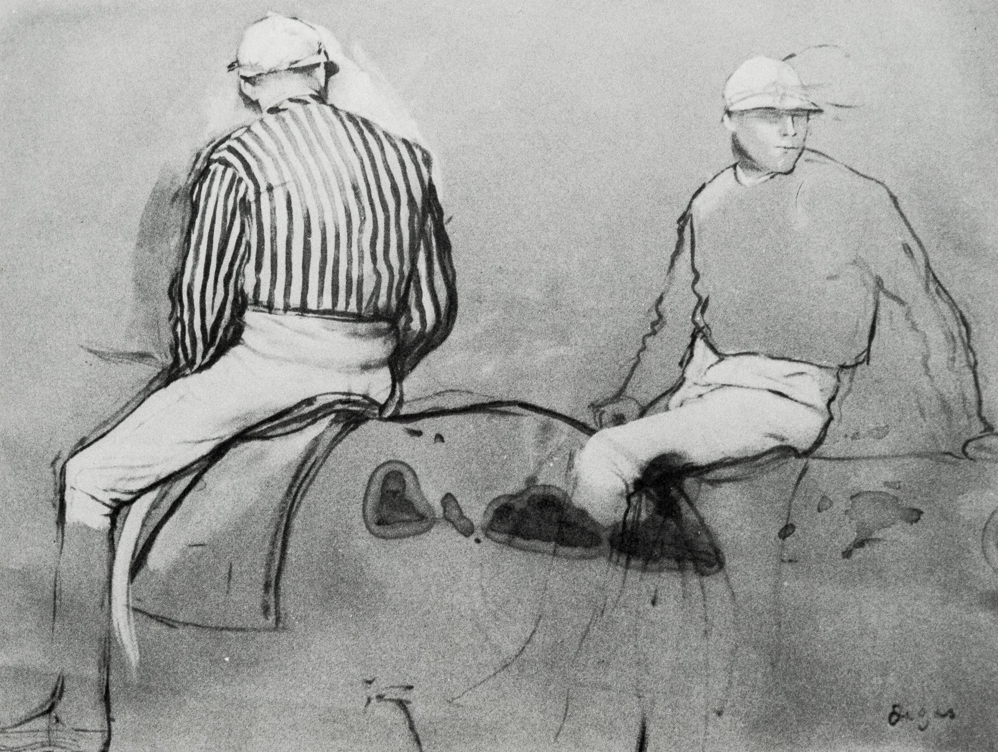 Degas - Two Jockeys, 1866-1872, MS-1290.jpg