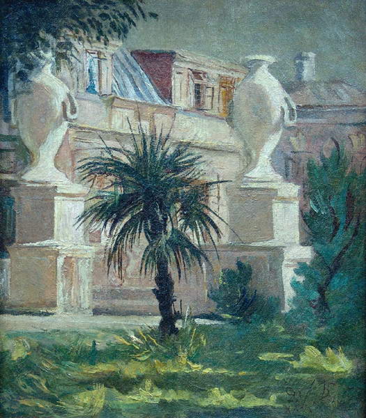 На юге Франции. 1929 г. Холст, масло. 41х36