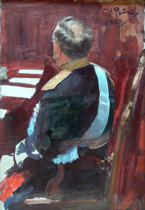 На картине Ильи Репина