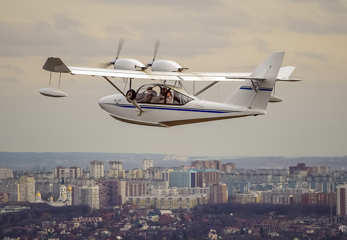 Файл:Че-29 в полете.jpg