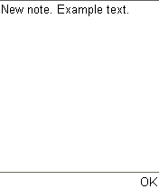 Сохранённая заметка в режиме просмотра