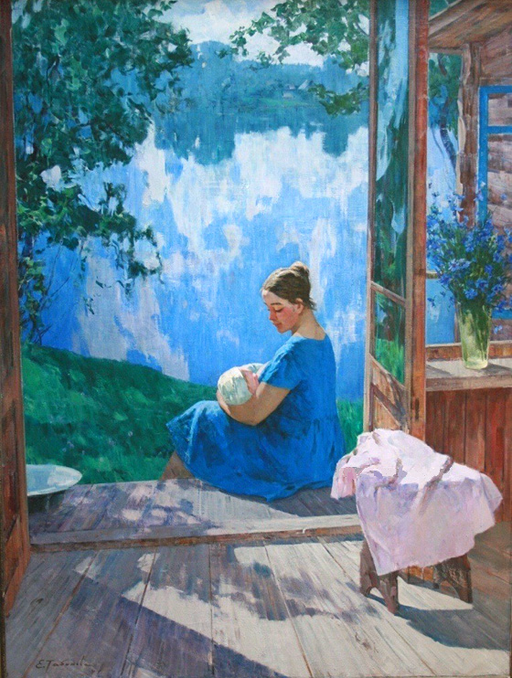 Табакова Е. Утро. 1977