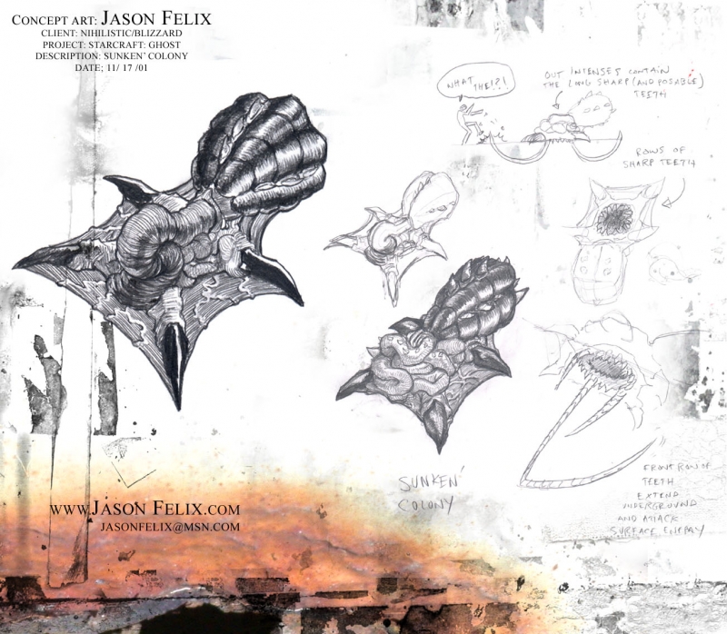 Концепт-арт для StarCraft: Ghost