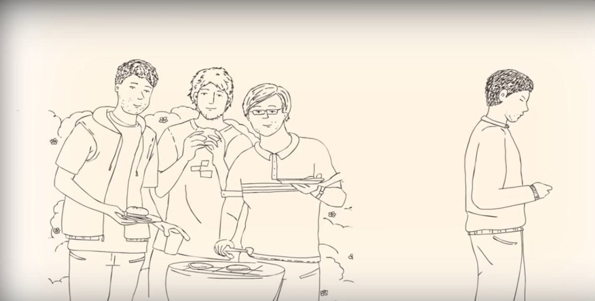 При ПТСР индивид может избегать контактов с людьми